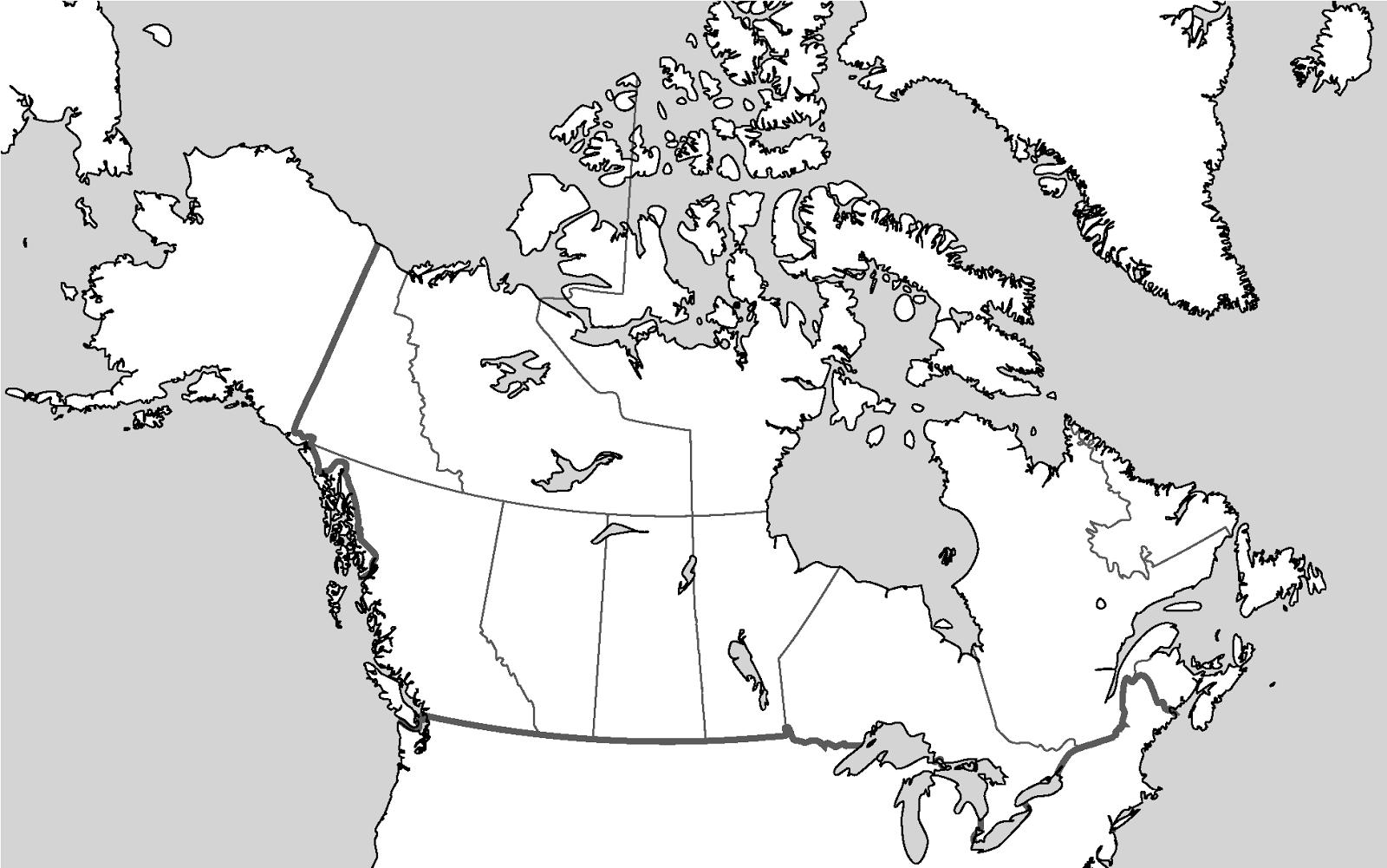 白地図のカナダの州 白の政治地図がカナダ北米 ア