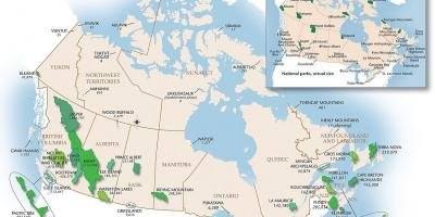 パークスカナダ地図